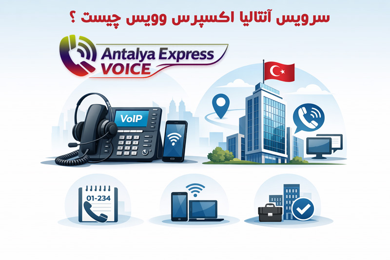 سرویس تلفن تجاری و VoIP برای کسب‌وکارهای فعال در ترکیه – Antalya Express Voice